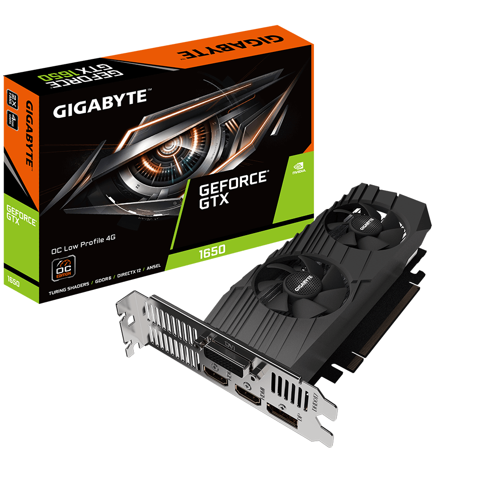 PLACA DE VIDEO GIGABYTE GEFORCE GTX 1650 4GB DDR6
